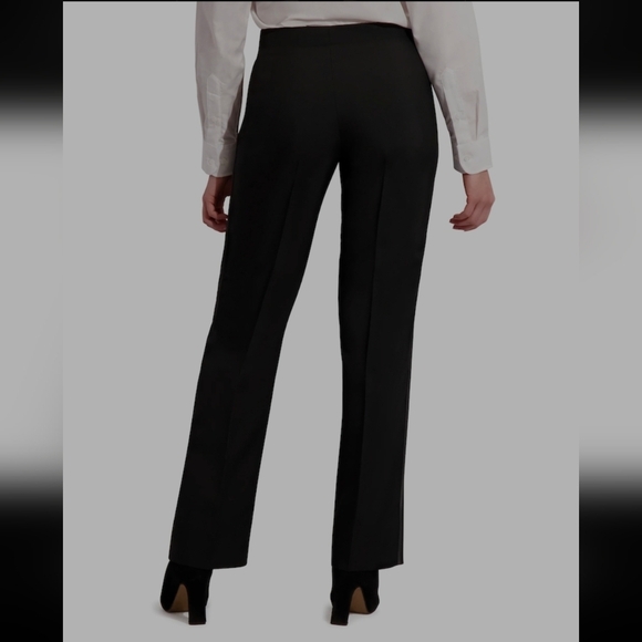 NEIL ALLYN “COMFORT POLY” FLAT FRONT WOMEN’S BLACK TUXEDO PANTS. Comfort… - Picture 2 of 8